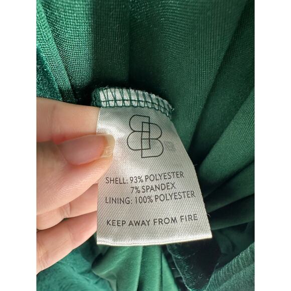 Baltic Born Meghan Velvet Wrap Maxi Dress in emerald green - Picture 10 of 11